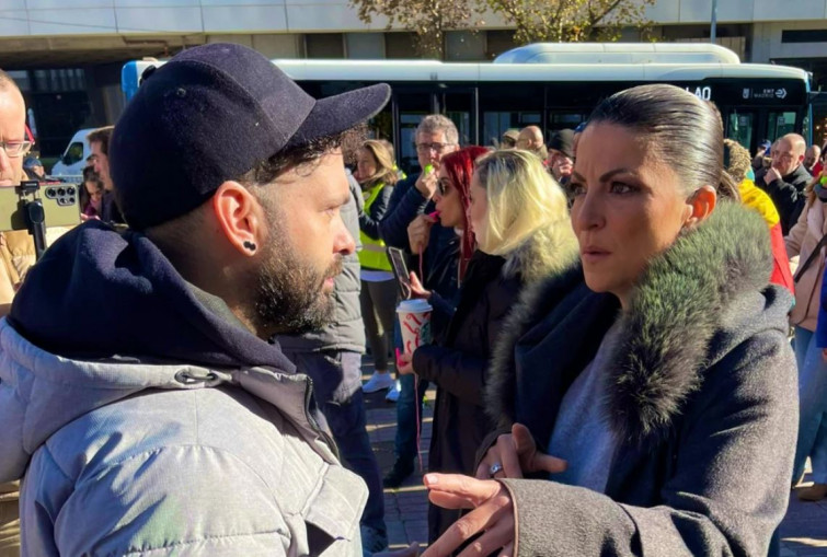 Protesta frente a Aproser por convenio de seguridad privada termina con gritos de huelga