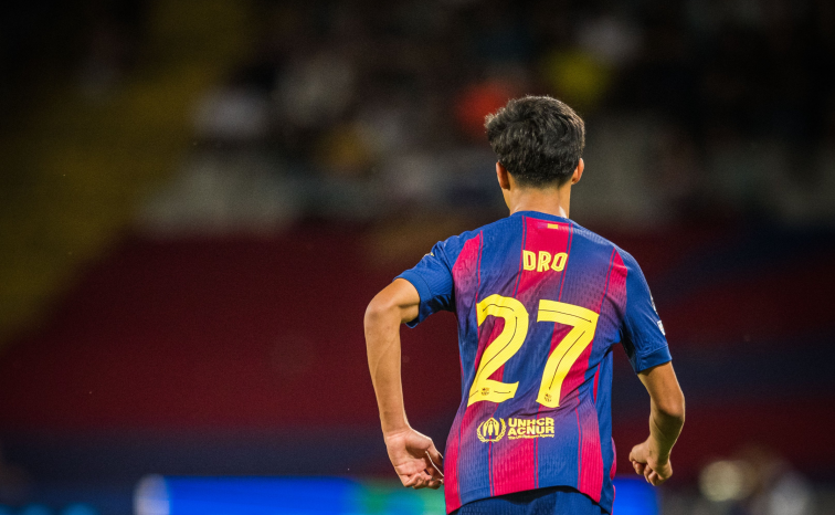 El gol, la cuenta pendiente de Dro en el Barça de Flick