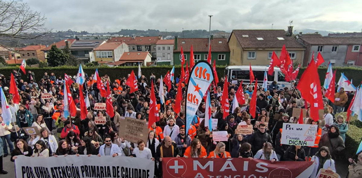 Concentraciu00f3n de CIG frente al SERGAS el miu00e9rcoles por la huelga en atenciu00f3n primaria