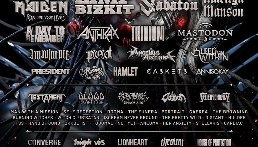 Sabaton, cuarto cabeza de cartel del Ressurection Fest 2026 junto a Iron Maiden, Limp Bizkit y Marilyn Manson