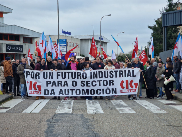 Imagen de la manifestación de este viernes.