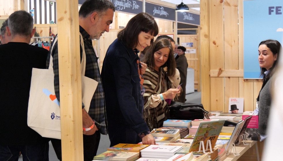 Ana Pontón en la feria Culturgal, a 29 de noviembre de 2025.