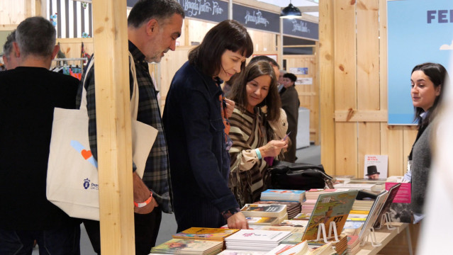 Ana Pontón en la feria Culturgal, a 29 de noviembre de 2025.