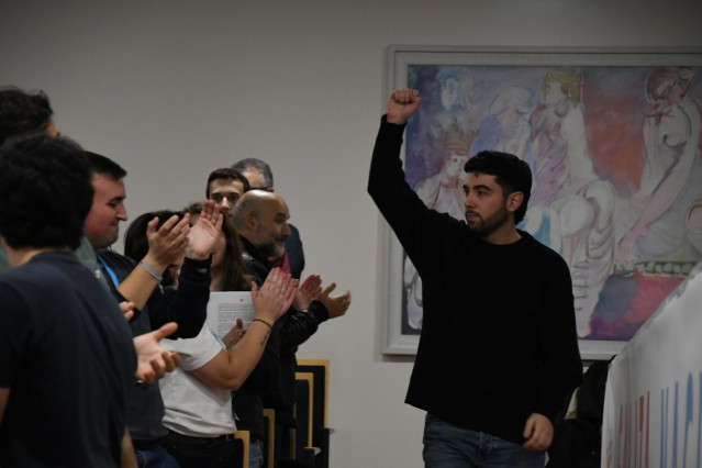 El nuevo secretario xeral de Galiza Nova, Artai Gavilanes