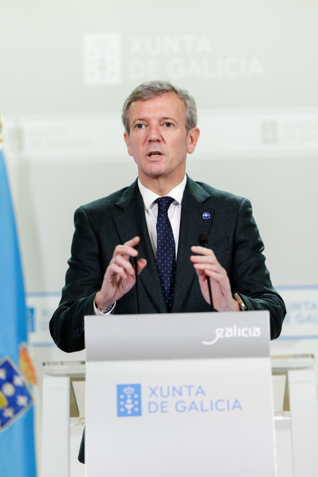 Rueda comparece tras el Consello de la Xunta.