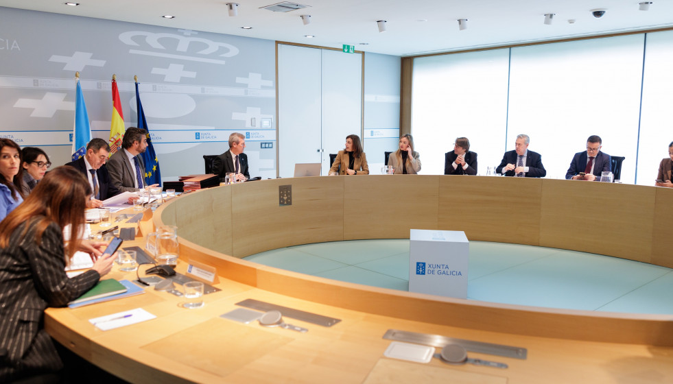 Rueda preside el Consello de la Xunta.