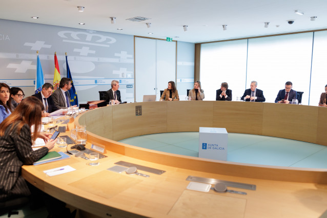 Rueda preside el Consello de la Xunta.