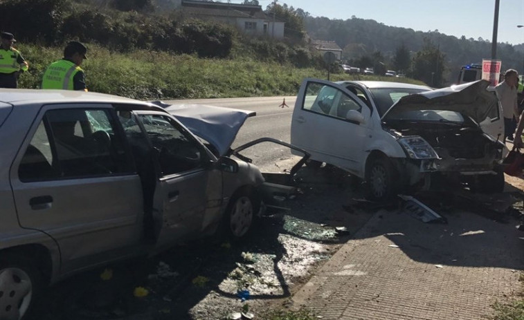 ​Un coche en sentido contrario provoca un accidente mortal en Noia