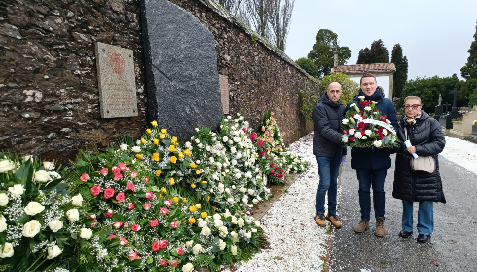 El Partido Socialista de Santiago de Compostela, junto a la Fundación Luis Tilve y la UGT, homenajea en Boisaca a Manuel Maroño, fusilado en 1936