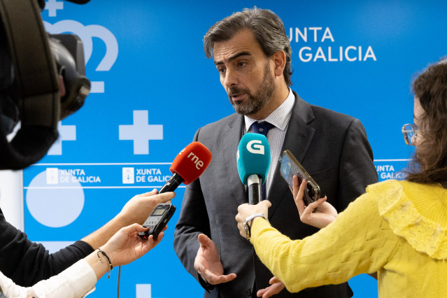 Diego Calvo, en declaraciones a los medios.