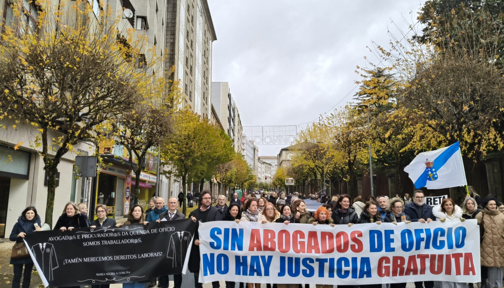 Profesionales del Turno de Oficio exigen en Santiago una 
