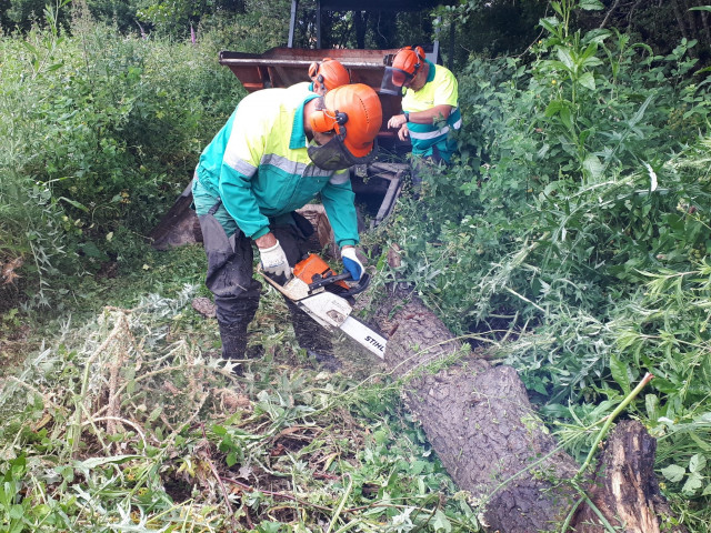 Archivo - La Xunta ha comenzado, a través de Augas de Galicia, la acometida de labores de limpieza y conservación en un tramo interurbano de 130 metros del río Pinicho, a su paso por el núcleo de As Telleiras, en Nigrán (Pontevedra).