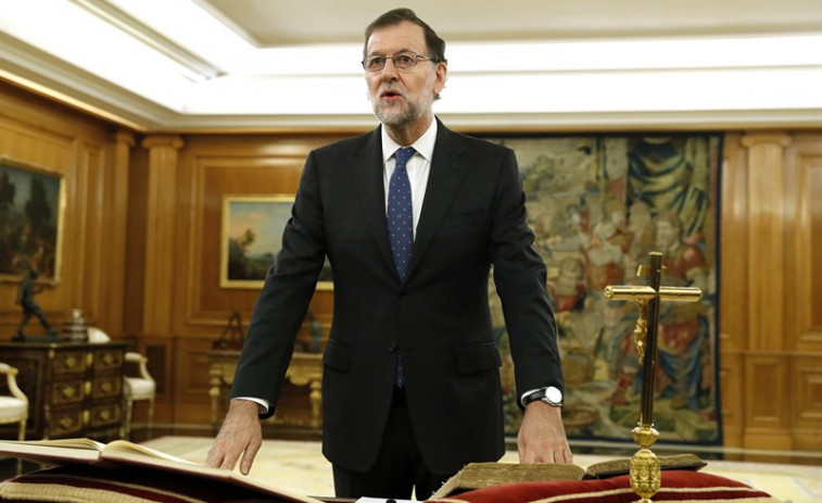 ​Rajoy jura ante el Rey el cargo de presidente del Gobierno