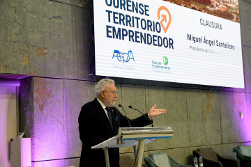 Santalices durante su intervención.