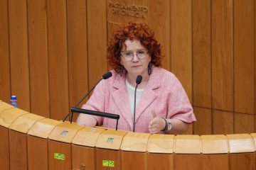 La portavoz de Sanidade del BNG en el Parlamento de Galicia, Montse Prado.