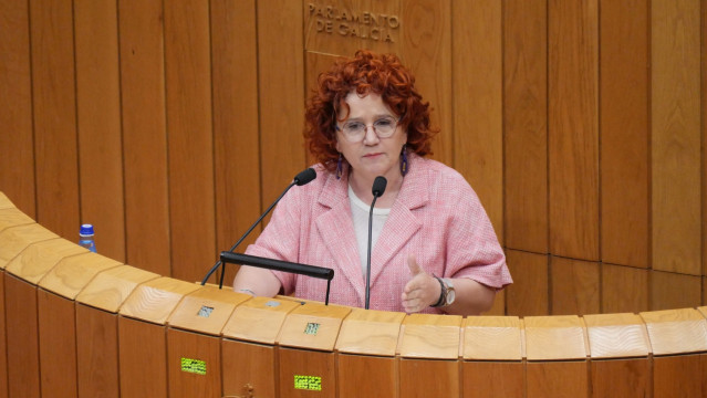 La portavoz de Sanidade del BNG en el Parlamento de Galicia, Montse Prado.