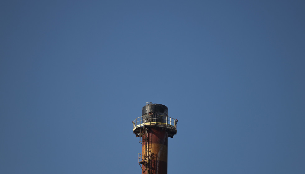 Archivo - La fábrica de ENCE en Pontevedera durante una jornada de huelga de trabajadores de ENCE Pontevedra, a 30 de enero de 2025, en Pontevedra, Galicia (España). Los trabajadores de ENCE han con