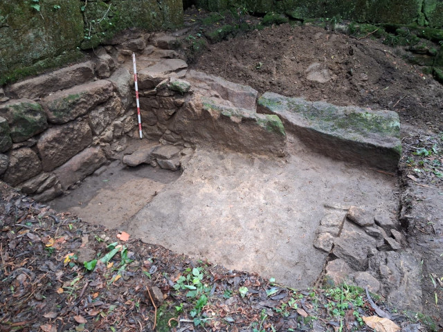 Sondaje del antiguo lazareto de la Illa de Tambo, en Pontevedra