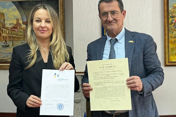 Antonio Corredoira recoge su nombramiento como cónsul de Ucrania