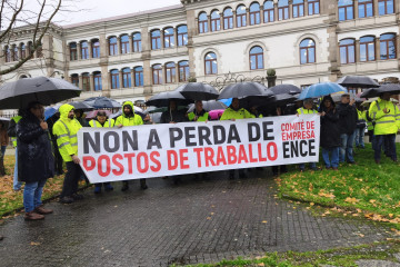 Protesta de Ence en Santiago