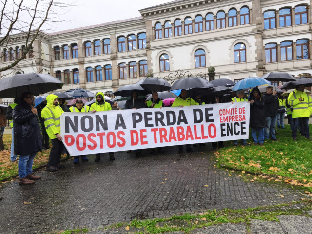 Protesta de Ence en Santiago