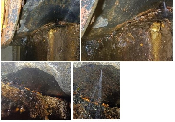 Deterioro de las válvulas de la presa de Eiras, que suministra a Vigo y a varios municipios del área.