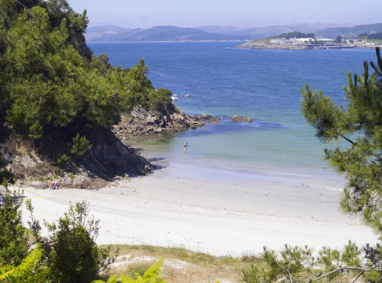 Dispositivo para enonctrar a un vecino de Madrid desaparecido en la praia dos Muíños, en Muxía