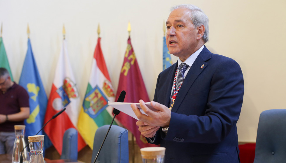 Archivo - El presidente de la Diputación Provincial de Lugo, José Tomé.