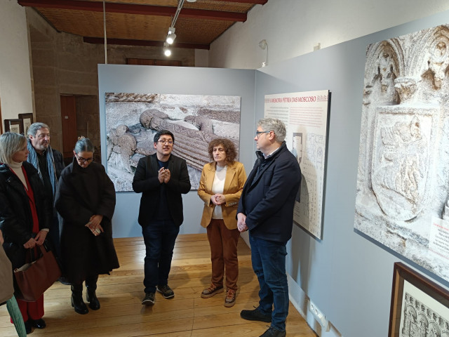 La alcaldesa de Santiago, Goretti Sanmartín, en la Casa do Cabido