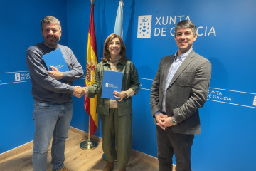 La Xunta y el Ayuntamiento de Outes firman un convenio para mejoras en infraestructuras de saneamiento y abastecimiento.