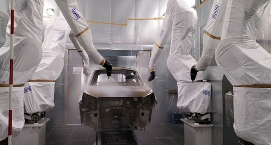 Archivo - Stellantis Vigo mejora su proceso de pintura, que reduce un 25% sus emisiones de CO2.