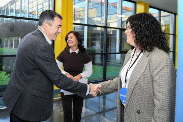Román Rodríguez ha inaugurado la jornada de formación destinada al profesorado gallego.