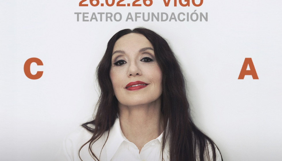 Luz Casal actuará en el Teatro Afundación de Vigo el 26 de febrero de 2026