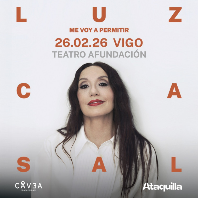 Luz Casal inicia una gira que ofrecerá conciertos en A Coruña, Santiago y Vigo