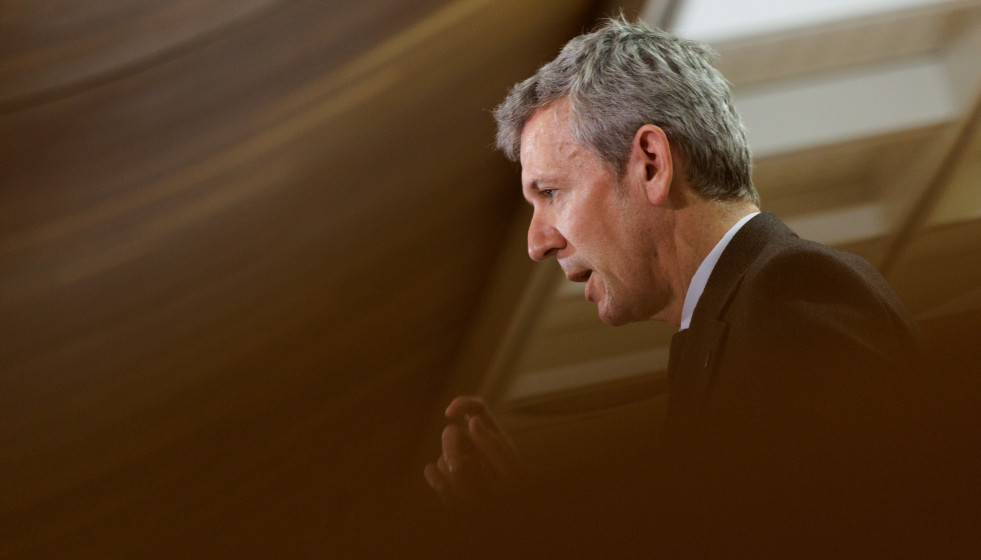 El presidente de la Xunta, Alfonso Rueda