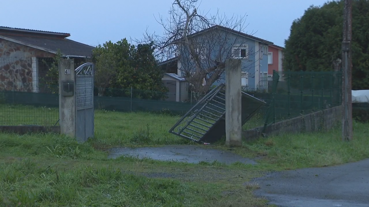 Lugar del accidenet en una foto de la CRTVG