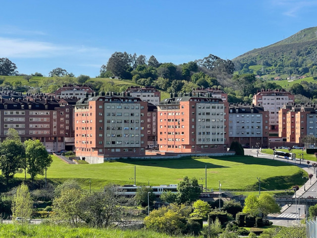 Archivo - Viviendas en Oviedo.