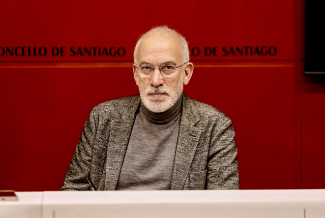 El portavoz del PSdeG local de Santiago, Sindo Guinarte