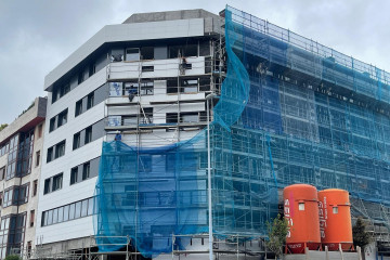 Construcción de viviendas en Oviedo.