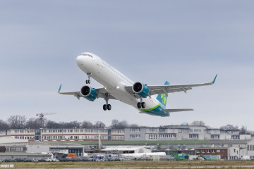 Archivo - Airbus A321XLR de Aer Lingus.