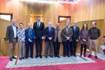 El conselleiro de Cultura, Lingua e Xuventude, José López Campos, en el Parlamento de Galicia.