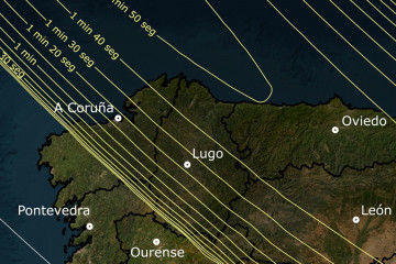 Los lugares de Galicia donde se verá más el eclipse solar