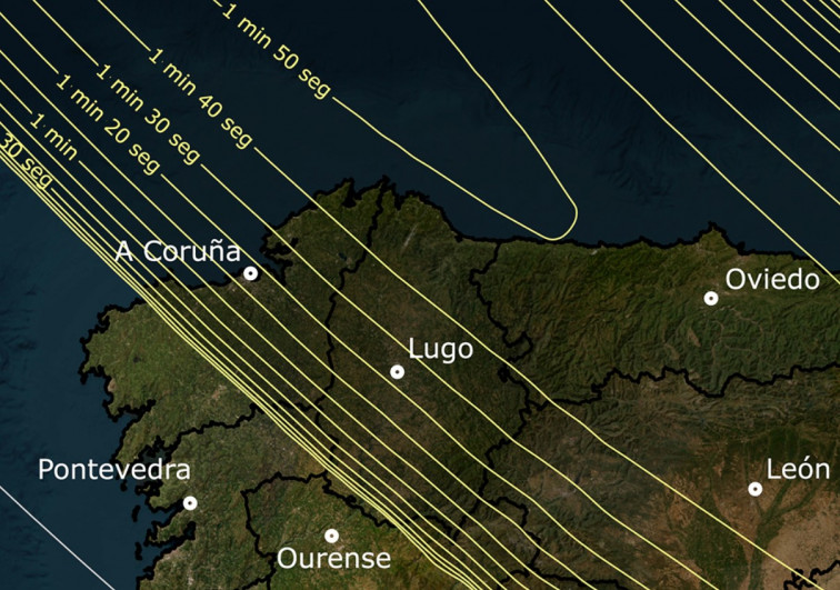 Eclipse solar de 2026 apagará el sol pero iluminará la vida de muchas aldeas de Galicia: se disparan las reservas turísticas
