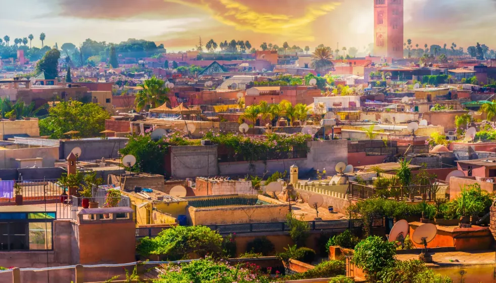 Marrakech en una foto de la Unesco