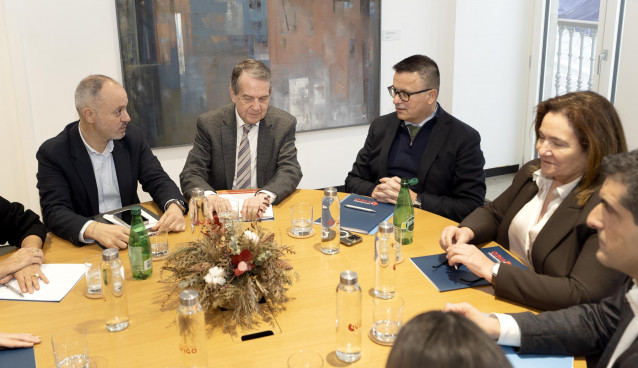 Imagen del encuentro de este jueves.