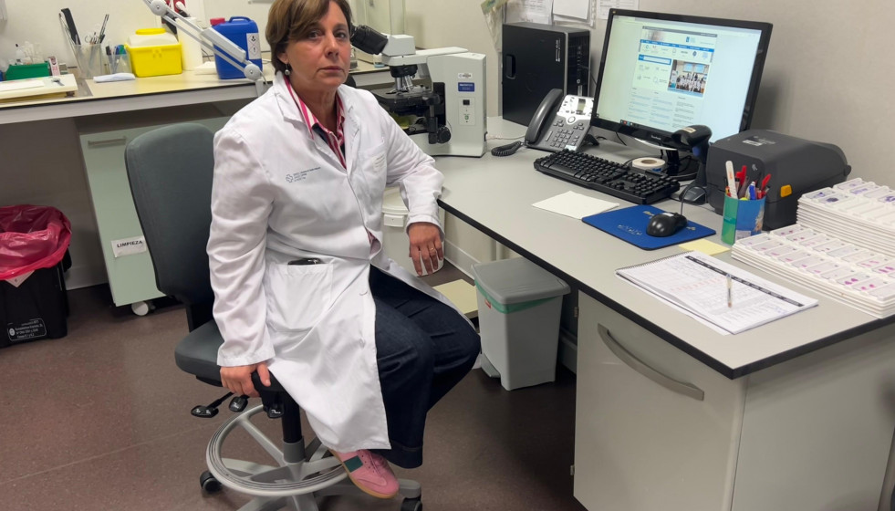 La doctora María Concepción Fiaño, nueva responsable del Servicio de Anatomía Patológica del Área de Vigo.