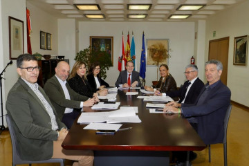 Imagen del encuentro de este viernes.