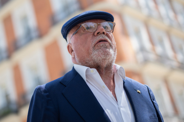 Archivo - El excomisario José Manuel Villarejo a su salida de la Audiencia Nacional, a 27 de julio de 2023, en Madrid (España). La Fiscalía Anticorrupción ha solicitado al tribunal de la Audiencia Nacional (AN), que ha dictado la primera condena del 'caso