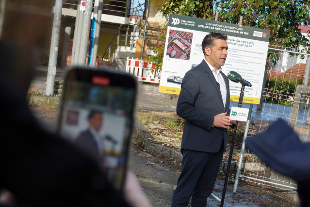 Luis López este lunes en Vigo.