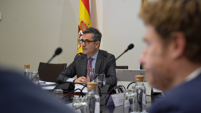 El ministro de Presidencia, Justicia y Relaciones con las Cortes, Félix Bolaños, preside la Conferencia Sectorial de Justicia celebrada de manera telemática este lunes con las comunidades autónomas.